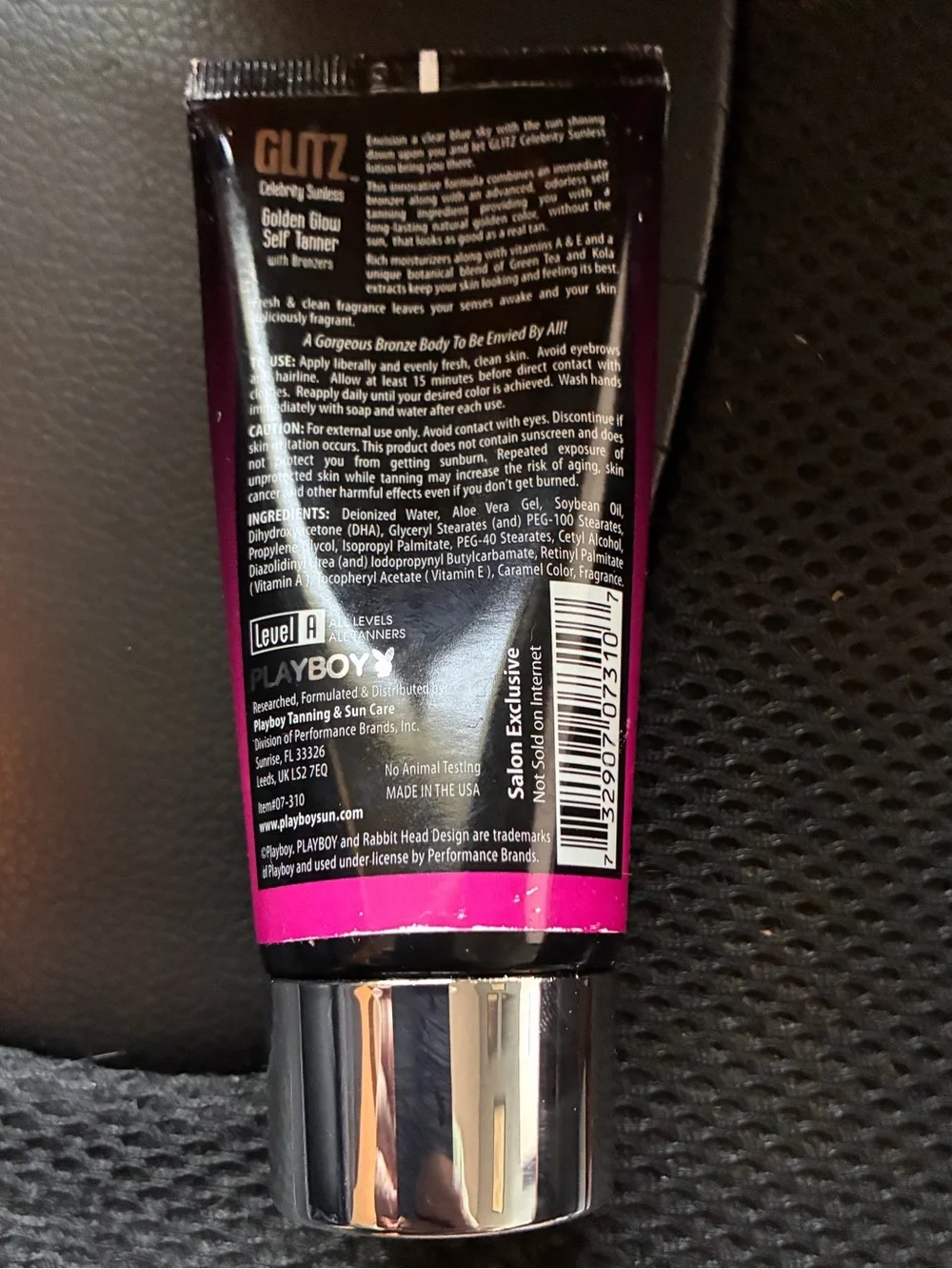 GLITZ Golden Glow Self Tanner with Bronzers - Pink